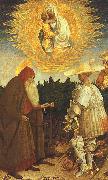 Antonio Pisanello The Virgin and the Child with Saints George and Anthony Abbot oil